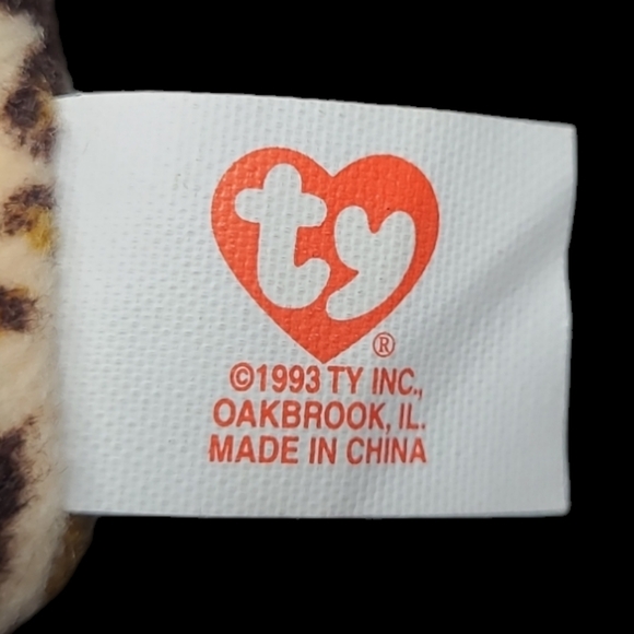 1993 Ty-TEENIE BEANIE BABIES "FRECKLES" THE LEOPARD - MADE FOR McDONALDS - Picture 8 of 9